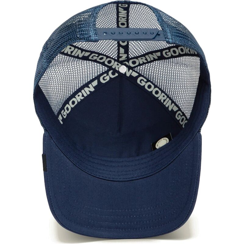 goorin-bros-lion-royal-stay-royal-sidekick-the-farm-blue-trucker-hat goorin-bros-lion-royal-stay-royal-sidekick-the-farm-blue-trucker-hat