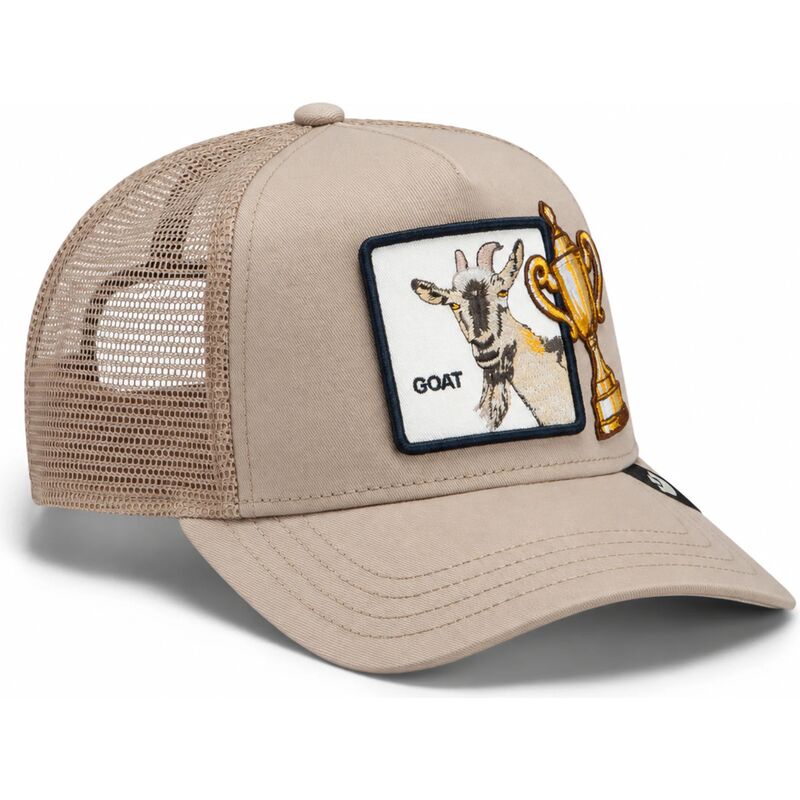 goorin-bros-goat-top-of-the-podium-sidekick-the-farm-beige-trucker-hat goorin-bros-goat-top-of-the-podium-sidekick-the-farm-beige-trucker-hat
