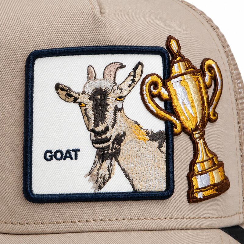 goorin-bros-goat-top-of-the-podium-sidekick-the-farm-beige-trucker-hat goorin-bros-goat-top-of-the-podium-sidekick-the-farm-beige-trucker-hat