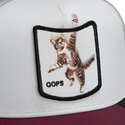 gorra-trucker-granate-y-blanca-gato-oops-migration-the-farm-de-goorin-bros