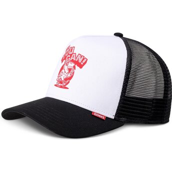Gorra trucker negra y blanca HFT Toucan de Djinns