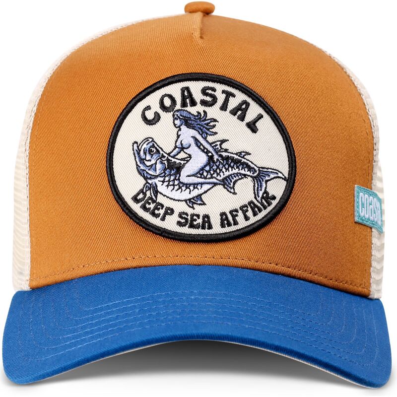 gorra-trucker-marron-y-azul-hft-deep-sea-affair-de-coastal gorra-trucker-marron-y-azul-hft-deep-sea-affair-de-coastal