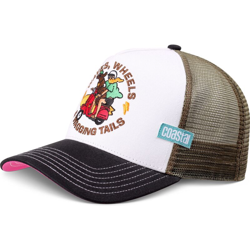 gorra-trucker-negra-y-blanca-hft-wagging-de-coastal gorra-trucker-negra-y-blanca-hft-wagging-de-coastal