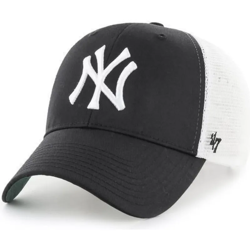 petten-gebogen-zwart-snapback-van-new-york-yankees-mlb-van-47-brand