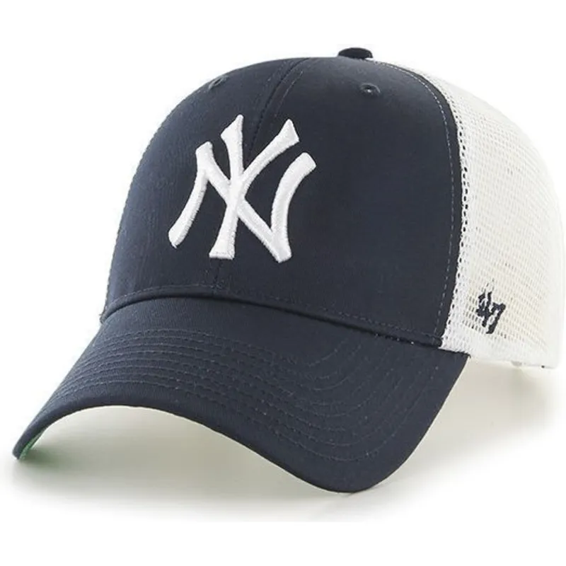 petten-gebogen-marineblauw-snapback-van-new-york-yankees-mlb-van-47-brand petten-gebogen-marineblauw-snapback-van-new-york-yankees-mlb-van-47-brand