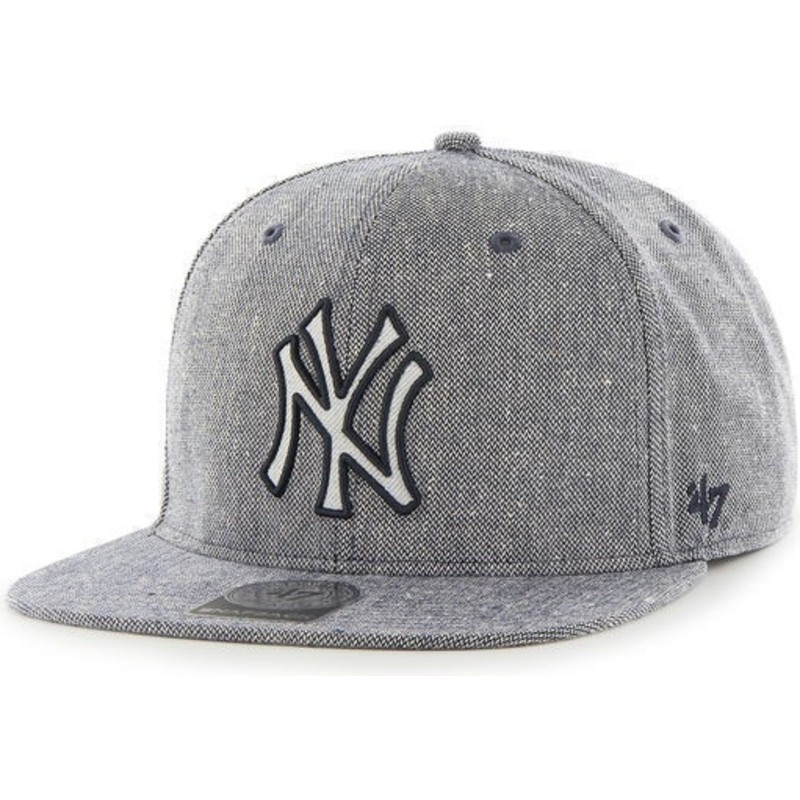 47-brand-flat-brim-denim-mlb-new-york-yankees-navy-blue-snapback-cap