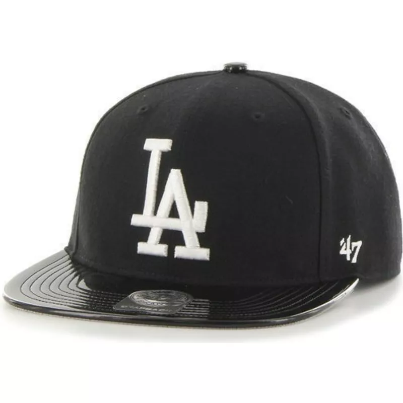 Gorra plana negra ajustada 59FIFTY Essential de Los Angeles Dodgers MLB de  New Era