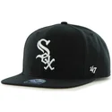 petten-plat-zwart-snapback-lateral-van-chicago-white-sox-mlb-van-47-brand