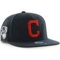 petten-plat-marineblauw-snapback-lateral-van-cleveland-indians-mlb-van-47-brand