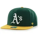 petten-plat-groen-snapback-lisa-lateral-van-oakland-athletics-mlb-van-47-brand