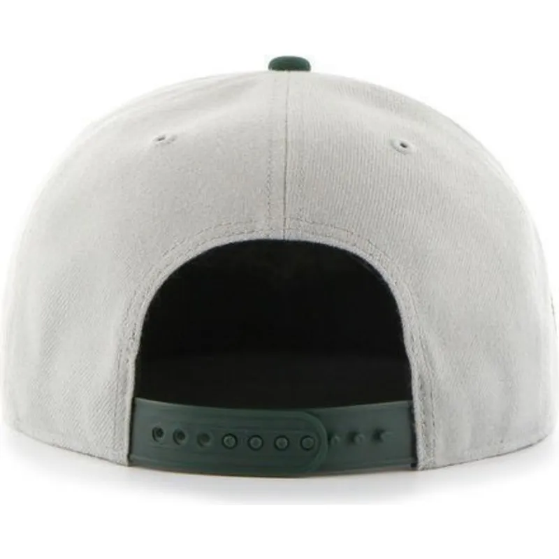 petten-plat-grijs-snapback-lateral-van-oakland-athletics-mlb-van-47-brand