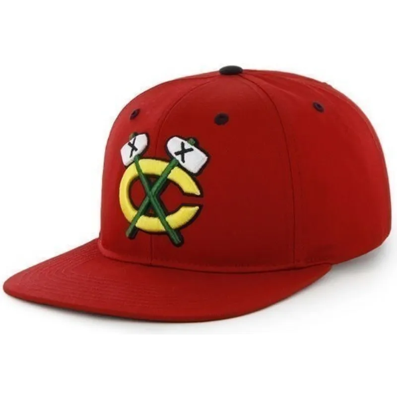petten-plat-rood-snapback-van-chicago-blackhawks-nhl-van-47-brand petten-plat-rood-snapback-van-chicago-blackhawks-nhl-van-47-brand