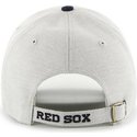 47-brand-curved-brim-mlb-boston-red-sox-grey-cap-with-navy-blue-visor