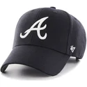 petten-gebogen-marineblauw-verstelbaar-van-atlanta-braves-mlb-van-47-brand