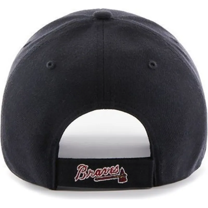 petten-gebogen-marineblauw-verstelbaar-van-atlanta-braves-mlb-van-47-brand