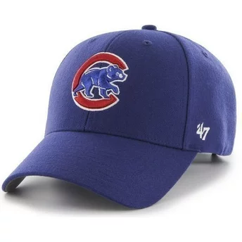 Gorra visera curva azul lisa de MLB Chicago Cubs de 47 Brand