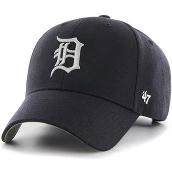 Gorra visera curva azul marino lisa de MLB Detroit Tigers de 47 Brand