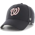 cappellino-visiera-curva-blu-marino-tinta-unita-di-mlb-washington-nationals-di-47-brand