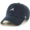 47-brand-curved-brim-small-logo-mlb-atlanta-braves-navy-blue-cap