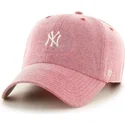 petten-gebogen-roze-verstelbaar-van-new-york-yankees-mlb-van-47-brand