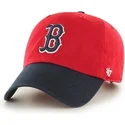 petten-gebogen-rood-verstelbaar-van-boston-red-sox-mlb-van-47-brand