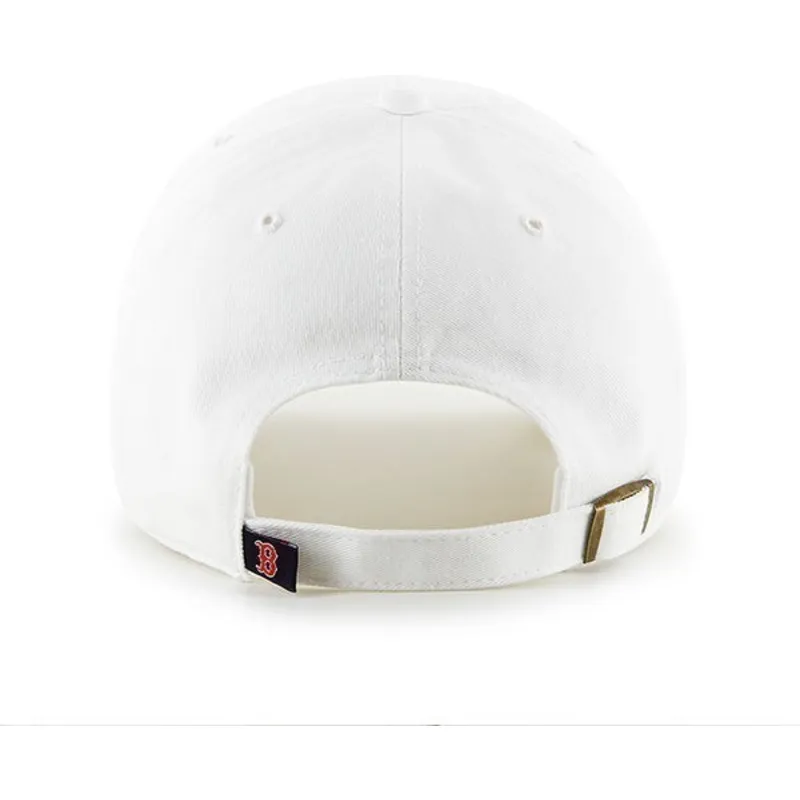 petten-gebogen-wit-verstelbare-band-frontal-van-boston-red-sox-mlb-van-47-brand