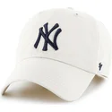 petten-gebogen-creme-verstelbare-band-frontal-grande-van-new-york-yankees-mlb-van-47-brand