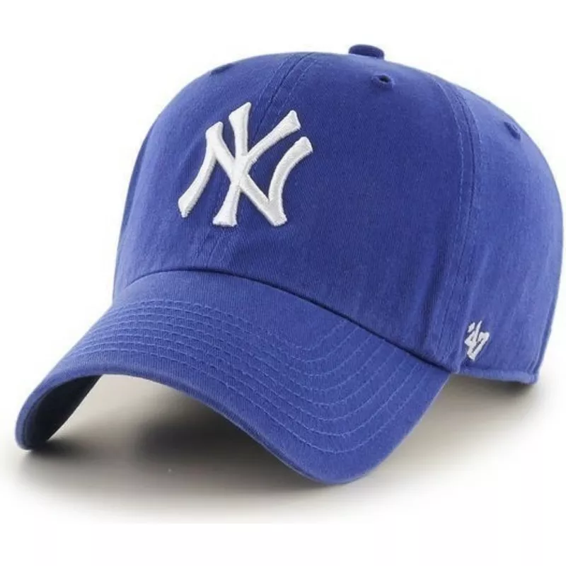 47 Brand Curved Brim MLB Atlanta Braves Smooth Navy Blue Cap