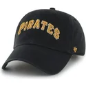 petten-gebogen-zwart-verstelbaar-nombre-van-pittsburgh-pirates-mlb-van-47-brand