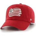 petten-gebogen-rood-verstelbaar-van-new-england-revolution-fc-major-league-soccer-van-47-brand