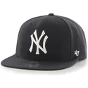 petten-plat-marineblauw-snapback-voor-kinderen-van-new-york-yankees-mlb-van-47-brand