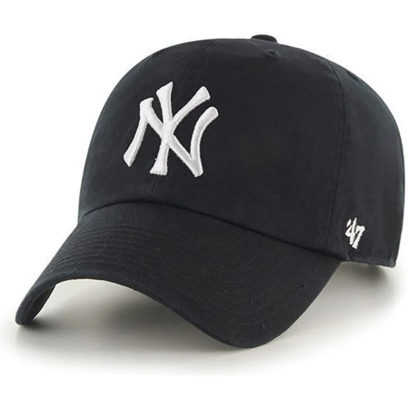 petten-gebogen-zwart-verstelbaar-voor-kinderen-van-new-york-yankees-mlb-van-47-brand