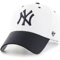 petten-gebogen-wit-verstelbaar-van-new-york-yankees-mlb-van-47-brand
