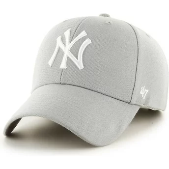 Gorra curva gris de New York Yankees MLB de 47 Brand
