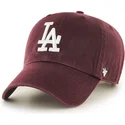 petten-gebogen-rood-verstelbare-band-van-los-angeles-dodgers-mlb-van-47-brand