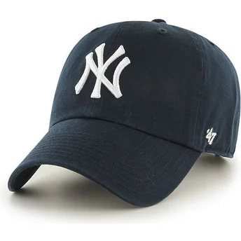 petten-gebogen-marineblauw-verstelbaar-van-new-york-yankees-mlb-van-47-brand