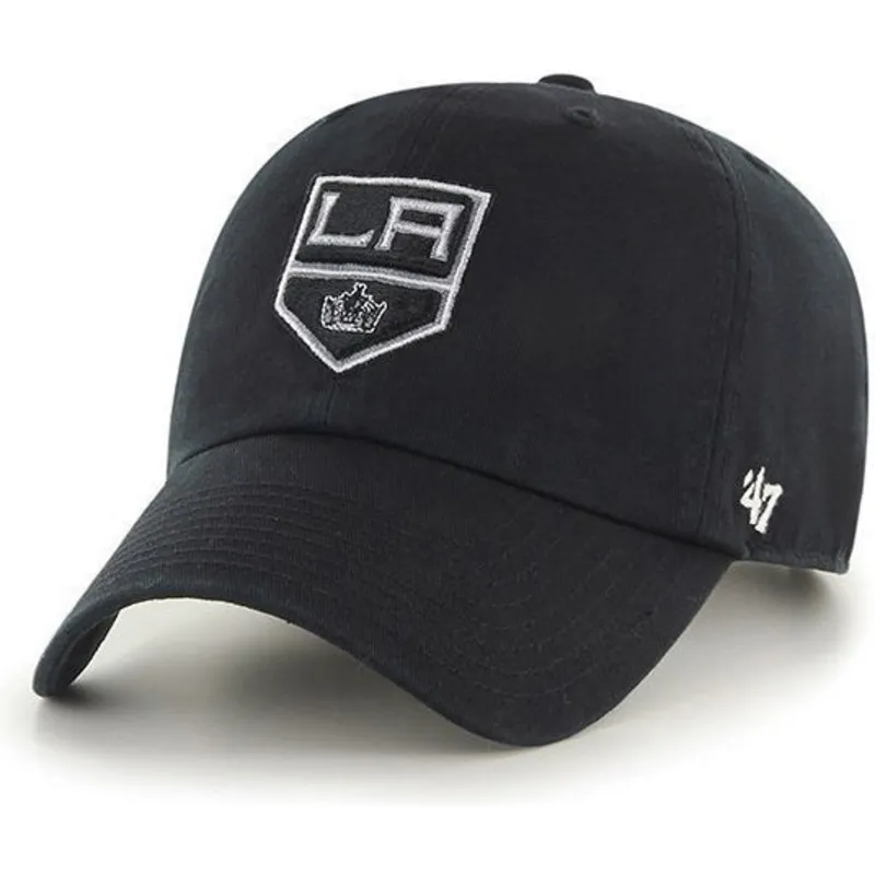 petten-gebogen-zwart-verstelbaar-van-los-angeles-kings-nhl-van-47-brand