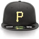 petten-plat-zwart-fitted-59fifty-authentic-on-field-van-pittsburgh-pirates-mlb-van-new-era