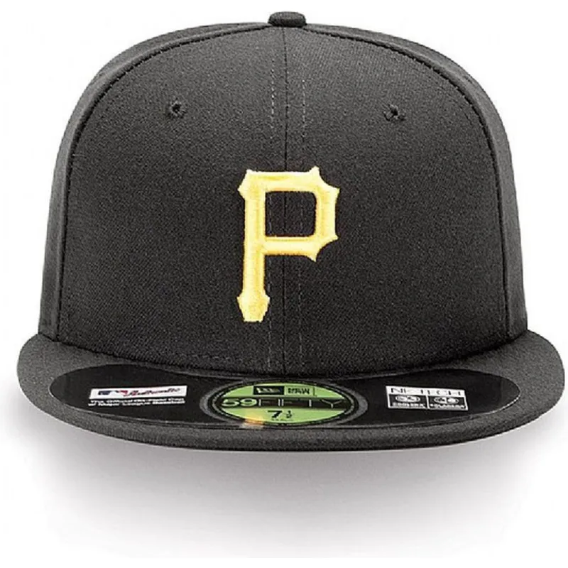 petten-plat-zwart-fitted-59fifty-authentic-on-field-van-pittsburgh-pirates-mlb-van-new-era