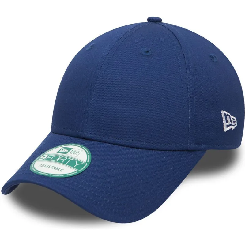 petten-gebogen-blauw-verstelbare-band-9forty-van-new-era